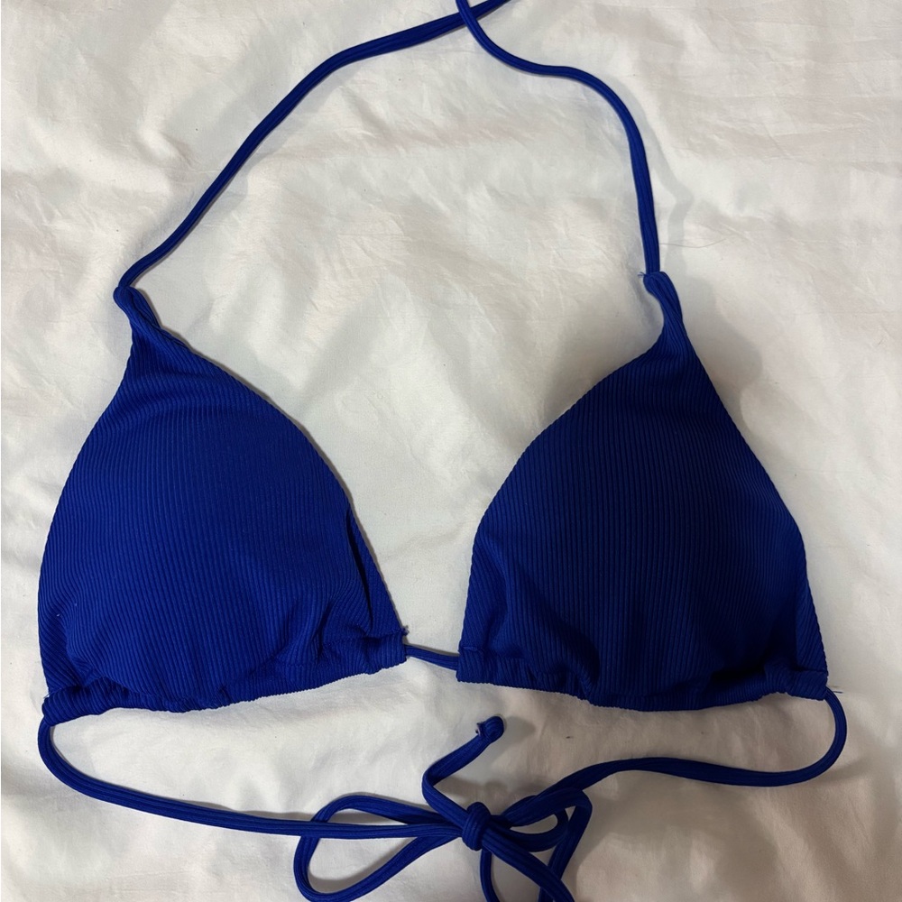 Blue Bikini Top